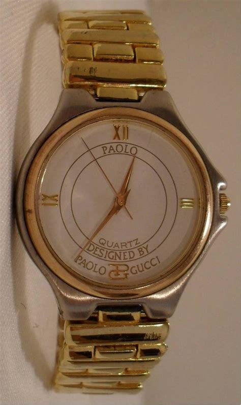 paolo gucci quartz watch|gucci quartz watch women's vintage.